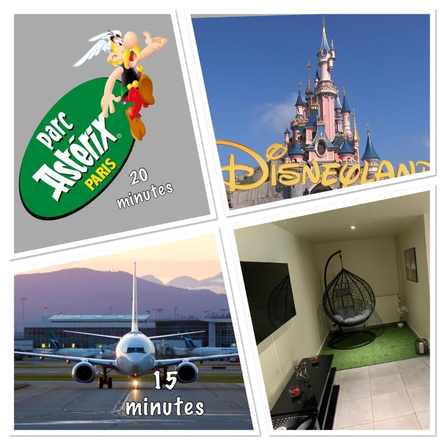 Appartement Cosy Proche Roissy Cdg Asterix Disneyland Paris Гусенвил Екстериор снимка